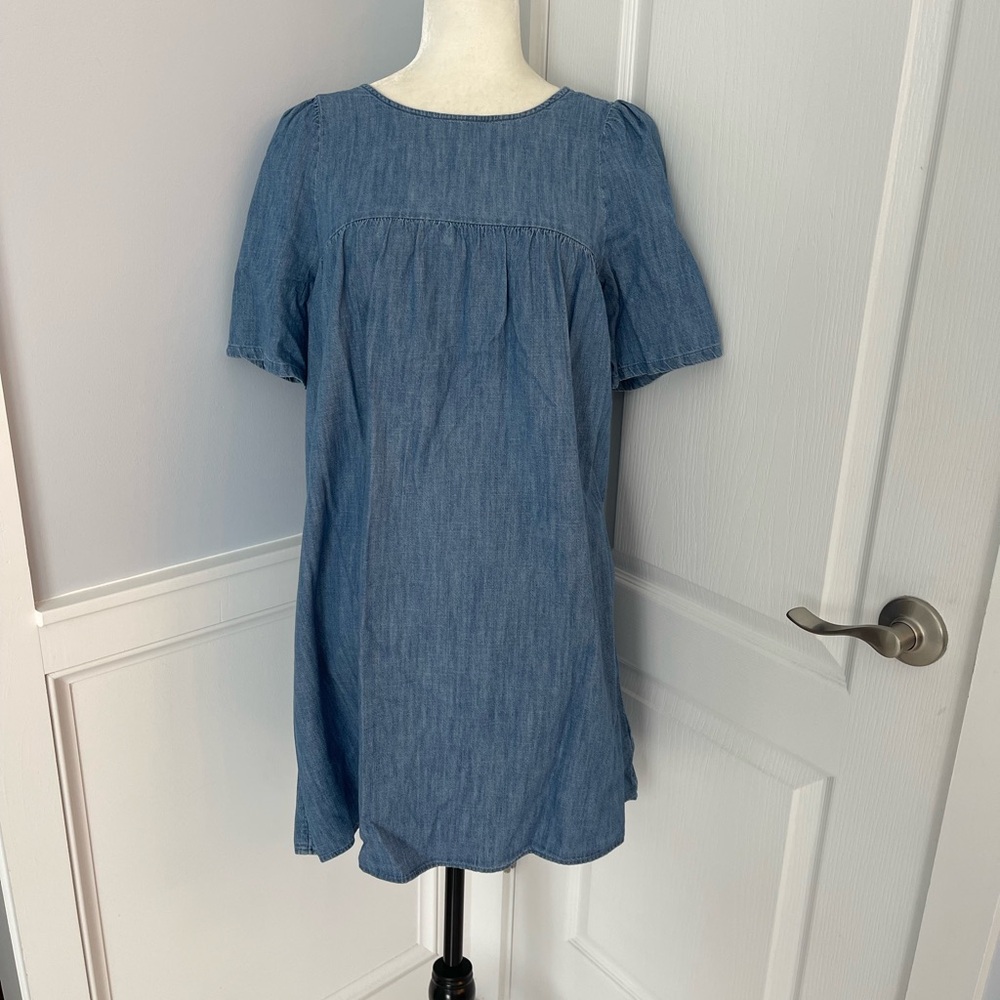 Old Navy Light Blue Denim Dress